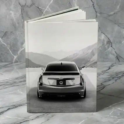 Cadillac CT5 Rear View Mountain Backdrop