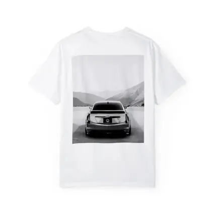 Cadillac CT5 Rear View Mountain Backdrop