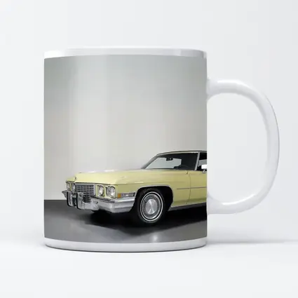 Cadillac DeVille Classic Yellow Studio Shot