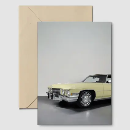 Cadillac DeVille Classic Yellow Studio Shot