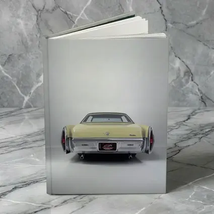 Cadillac DeVille Classic Yellow Rear Studio View