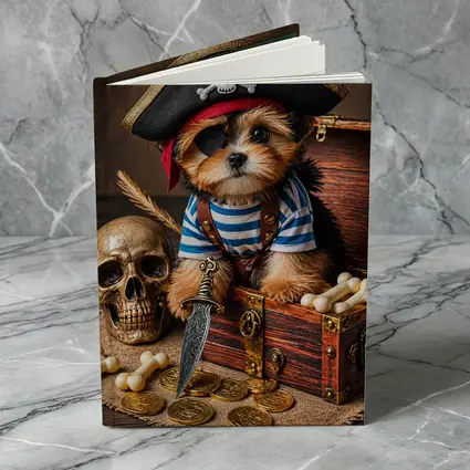 Yorkshire Terrier Pirate Puppy Treasure Chest