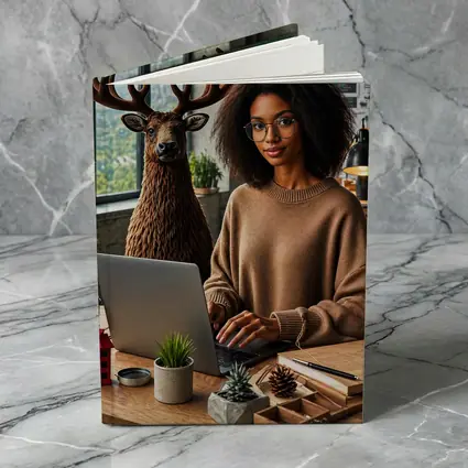 Caribou Programmer Woman Coding Office Setting
