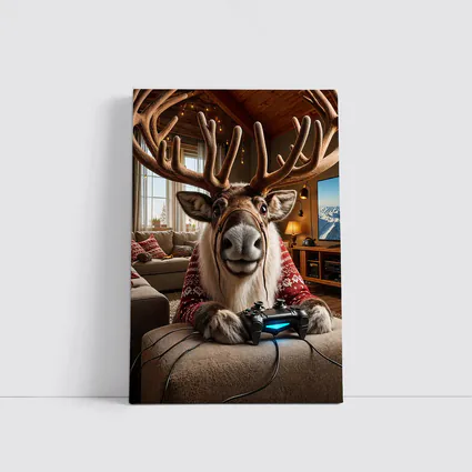 Caribou Gaming Controller Cozy Living Room