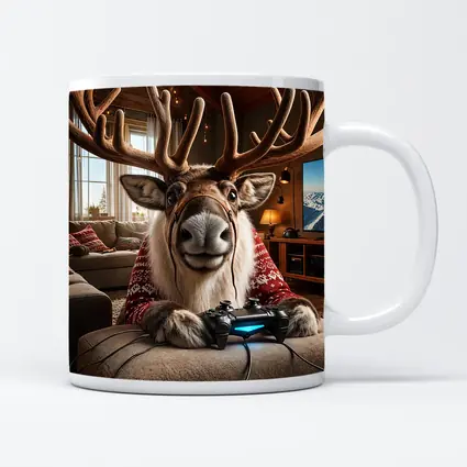 Caribou Gaming Controller Cozy Living Room