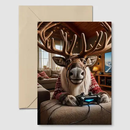 Caribou Gaming Controller Cozy Living Room