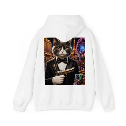 Gray Cat Spy Tuxedo Las Vegas Casino