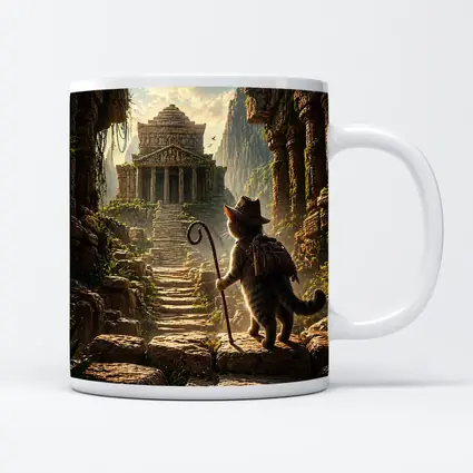 Adventure Cat Explorer Ancient Temple Ruins