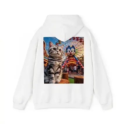 American Shorthair Cat Amusement Park Ferris Wheel
