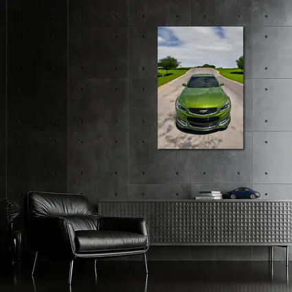 Chevrolet SS Sedan Green Country Road