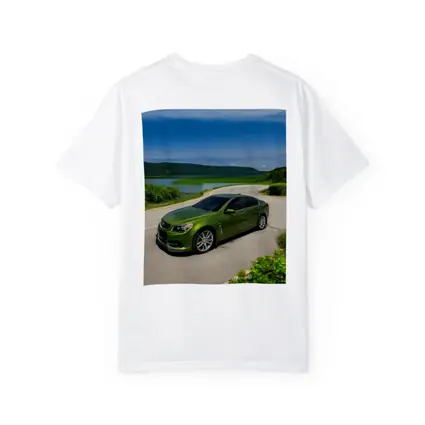 Chevrolet SS Green Sedan Lake Road