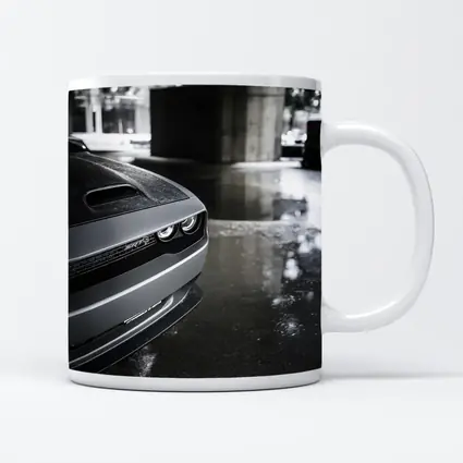 Dodge Challenger SRT Hellcat Wet Street