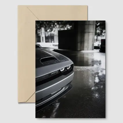 Dodge Challenger SRT Hellcat Wet Street