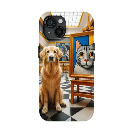 Golden Retriever Dog Art Gallery Museum