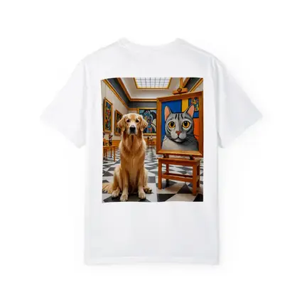 Golden Retriever Dog Art Gallery Museum