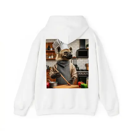 Hyena Chef Cooking in Modern Kitchen