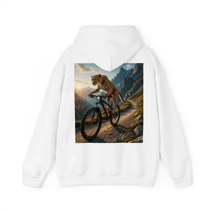 Cheetah Riding Mountain Bike Alpine Trail Sunset