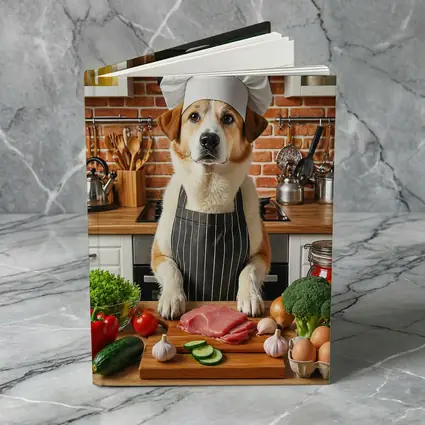 Labrador Chef Dog Kitchen Cooking Art