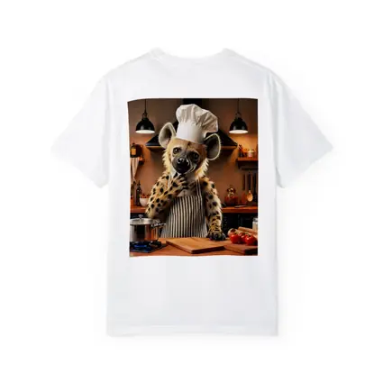 Hyena Chef Cooking In Warm Kitchen