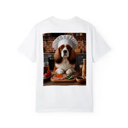 Cavalier King Charles Spaniel Chef Kitchen