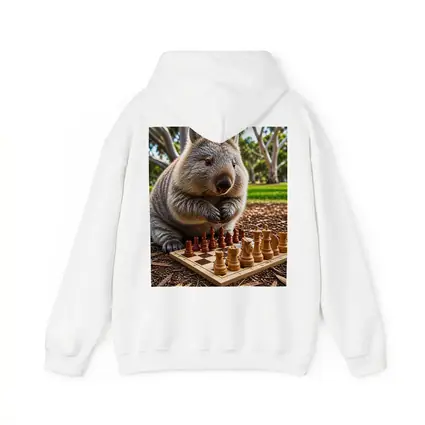 Wombat Playing Chess In Sunny Park