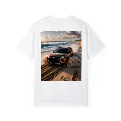 Chevrolet Blazer SUV Drifting On Sandy Beach