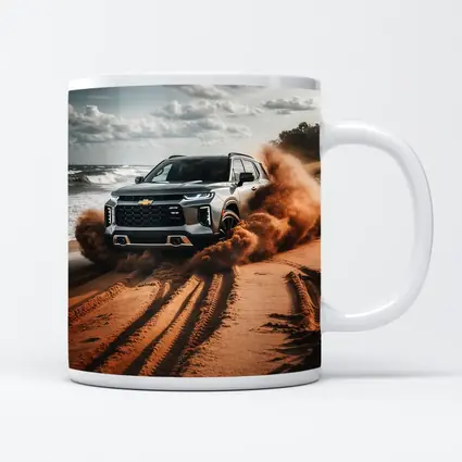 Chevrolet Blazer Drifting Sandy Beach Shore