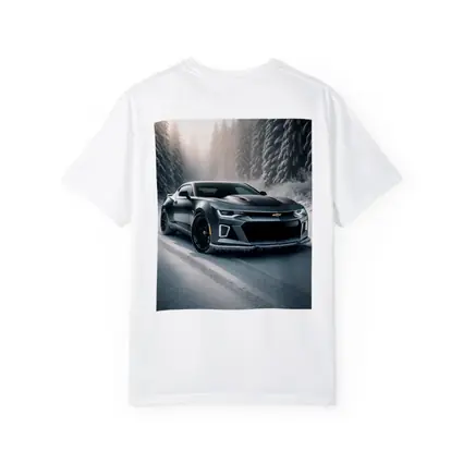 Chevrolet Camaro ZL1 On Snowy Forest Road