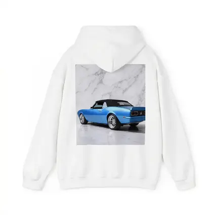 Chevrolet Camaro Blue Convertible Marble Background