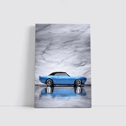 Chevrolet Camaro RS Blue Marble Background
