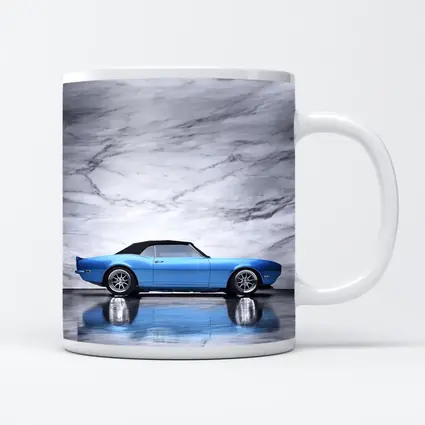 Chevrolet Camaro RS Blue Marble Background