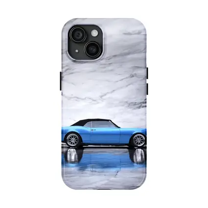 Chevrolet Camaro RS Blue Marble Background