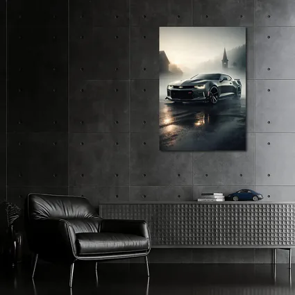 Chevrolet Camaro SS Dark Foggy Street