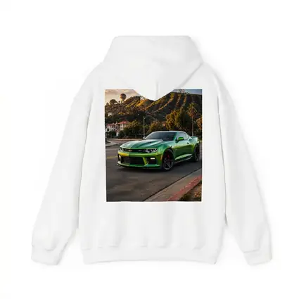 Chevrolet Camaro ZL1 Green Hollywood Sign