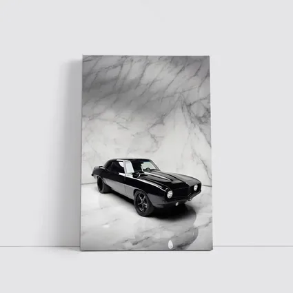 Black Chevrolet Camaro Classic Marble Studio