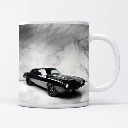 Black Chevrolet Camaro Classic Marble Studio