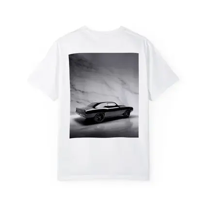 Black Chevrolet Camaro Classic Marble Background