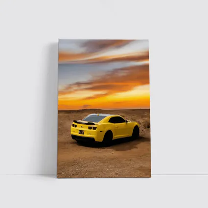 Chevrolet Camaro ZL1 Yellow Desert Sunset