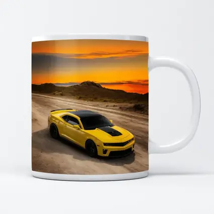 Chevrolet Camaro ZL1 Yellow Desert Sunset