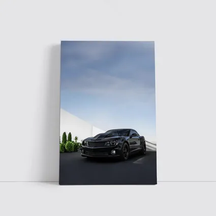 Black Chevrolet Camaro ZL1 Parking Lot