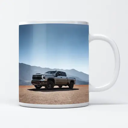 Chevrolet Silverado HD Desert Mountain Backdrop
