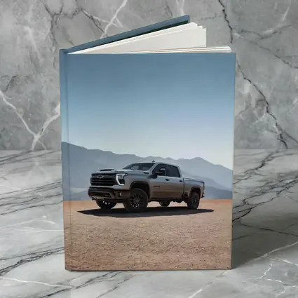 Chevrolet Silverado HD Desert Mountain Backdrop