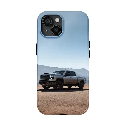 Chevrolet Silverado HD Desert Mountain Backdrop