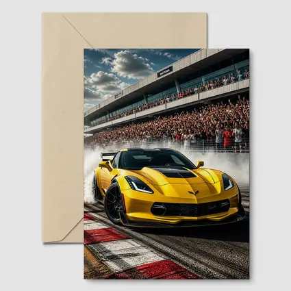 Chevrolet Corvette Z06 Drifting Daytona Track