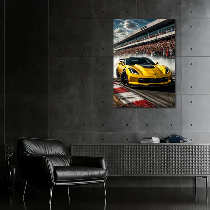 Chevrolet Corvette Z06 Drifting Daytona Track