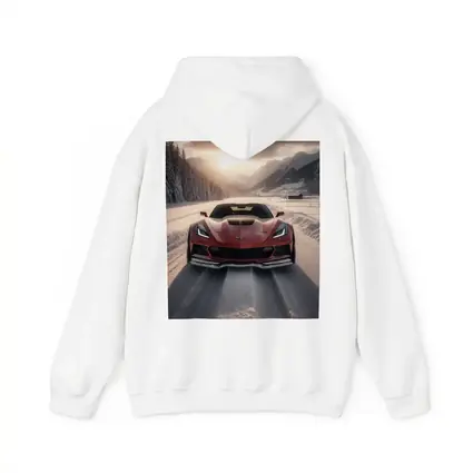 Chevrolet Corvette Z06 Red Winter Mountain Road