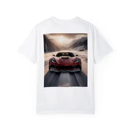 Chevrolet Corvette Z06 Red Winter Mountain Road