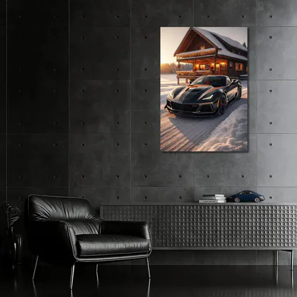 Chevrolet Corvette ZR1 Black Winter Cabin