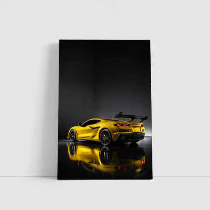 Chevrolet Corvette ZR1 Yellow Studio Shot