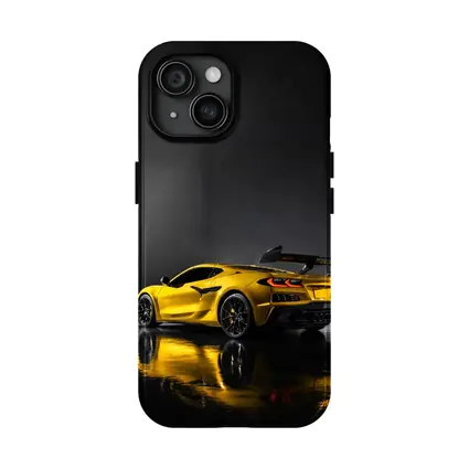 Chevrolet Corvette ZR1 Yellow Studio Shot
